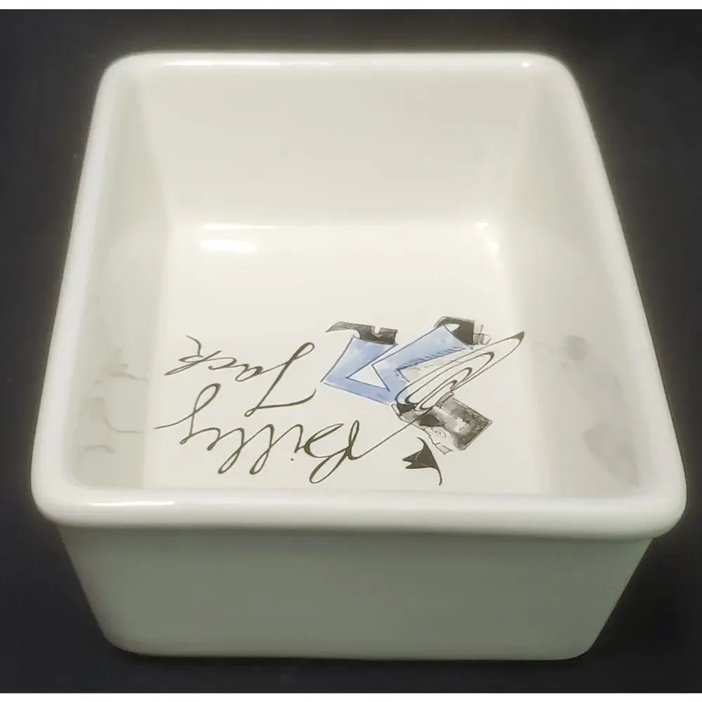 Pottery Barn Tie One On Billy Jack Cowgirl Bar Nut Condiment Dish Bowl